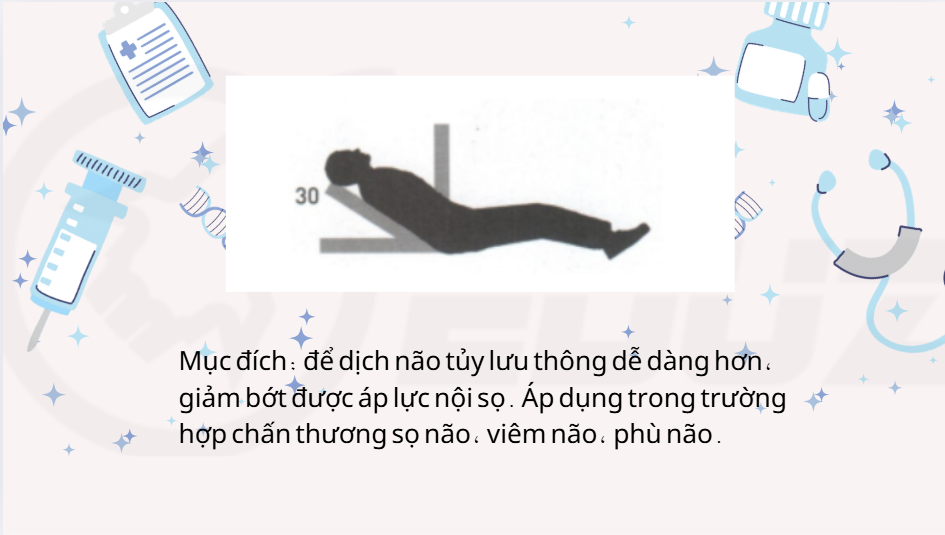 8. Điều cần làm khi sơ cứu cho người tăng áp lực nội sọ